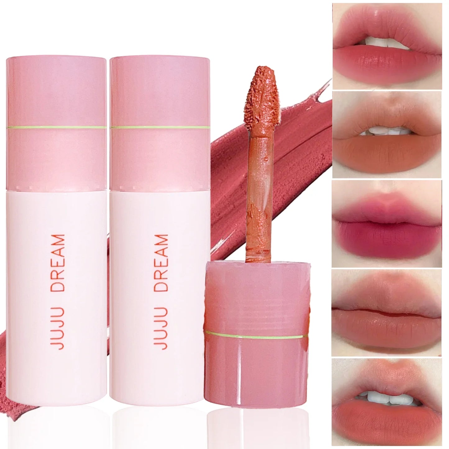 Airy Matte Velvet Lipstick Set Makeup – 6 Rich Shades, Smudge-Proof & Long-Lasting