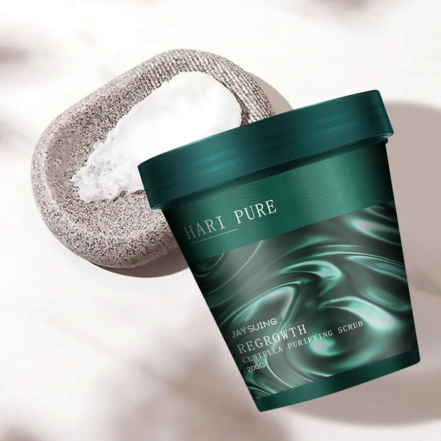 Centella Exfoliating Scrub for Hair Oil Control Deep Cleansing Dandruff Removal Repair Damaged Hair Scalp Massage Scrub Cream
