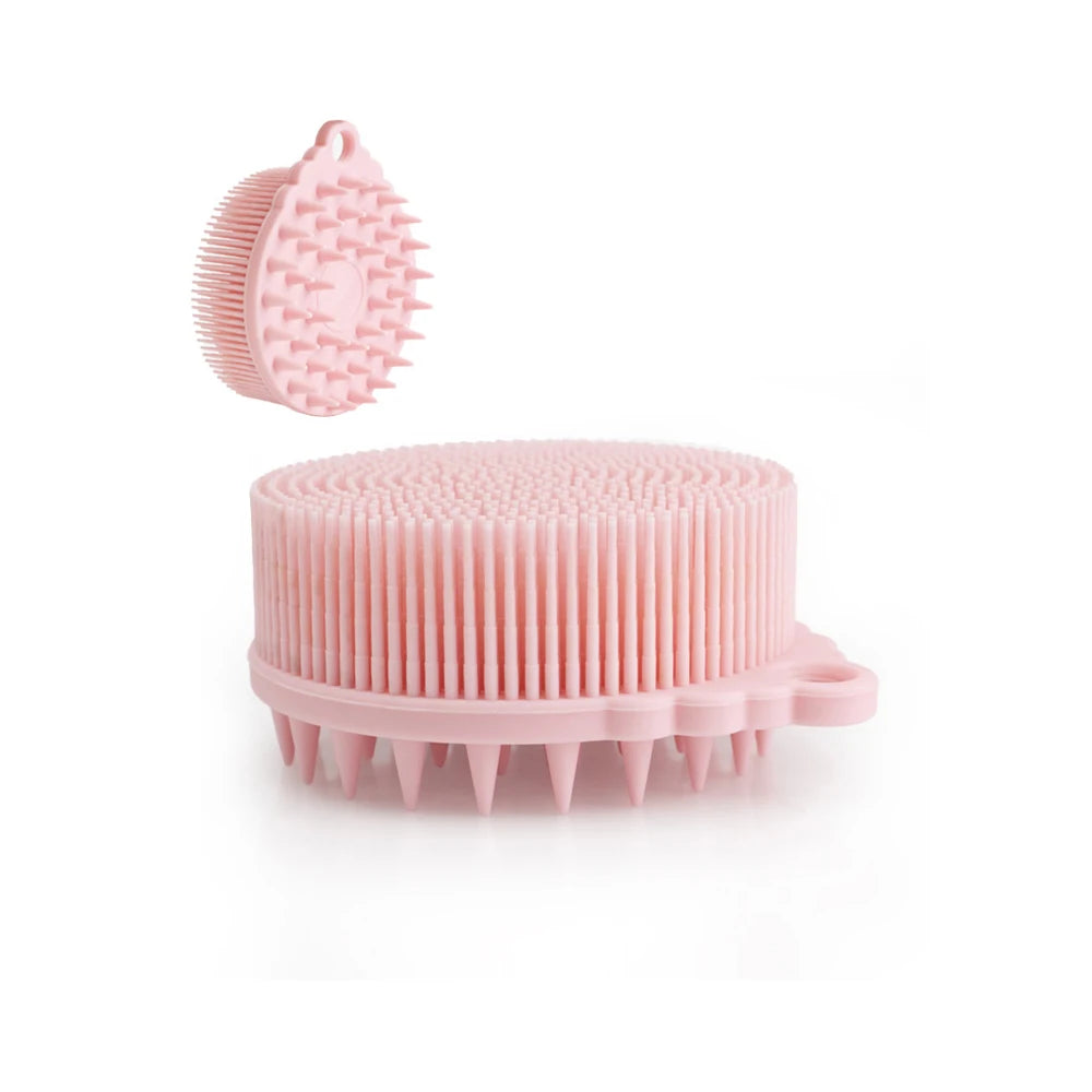 Exfoliating Shower Massage Scraper Bathroom Non-slip Bath Mat Back Massage Brush Silicone Foot Wash Body Cleaning Bathing Tool