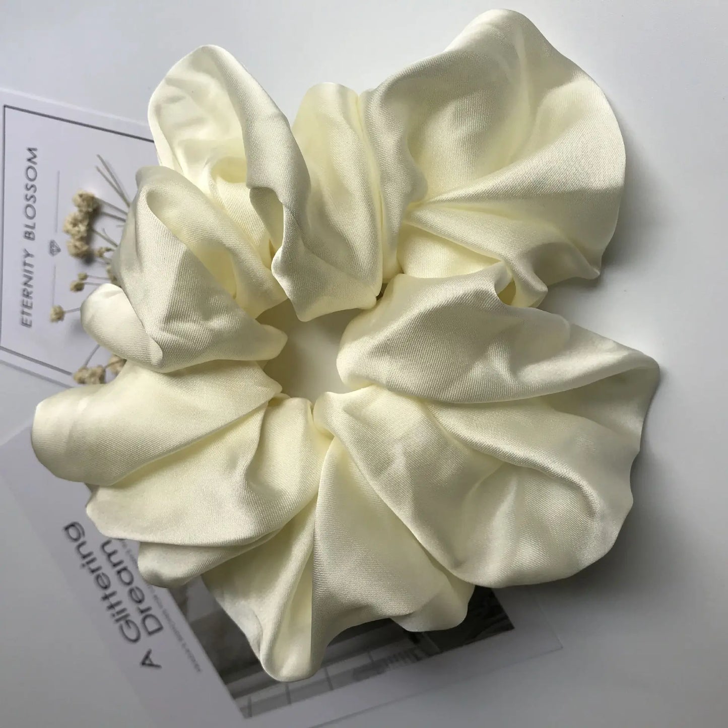 Oversized Scrunchies Big Rubber Hair Ties Elastic Hair Bands Girs Ponytail Holder Smooth Satin Scrunchie Women Hair Accessories
