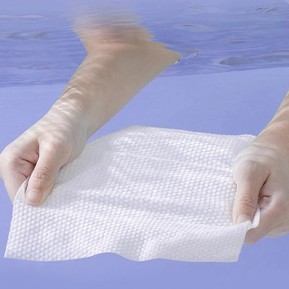 Extractable Face Wash Towel Disposable Cotton Makeup Beauty Salon Cleansing Face Wipe Towel Dry and Wet Dual Purpose Soft Towel