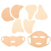 1/5pairs UV Face Patch Golf Sun Protection for Outdoor Activities Stickers Sunblock Gel Patches Moisturing Gel Eye Mask