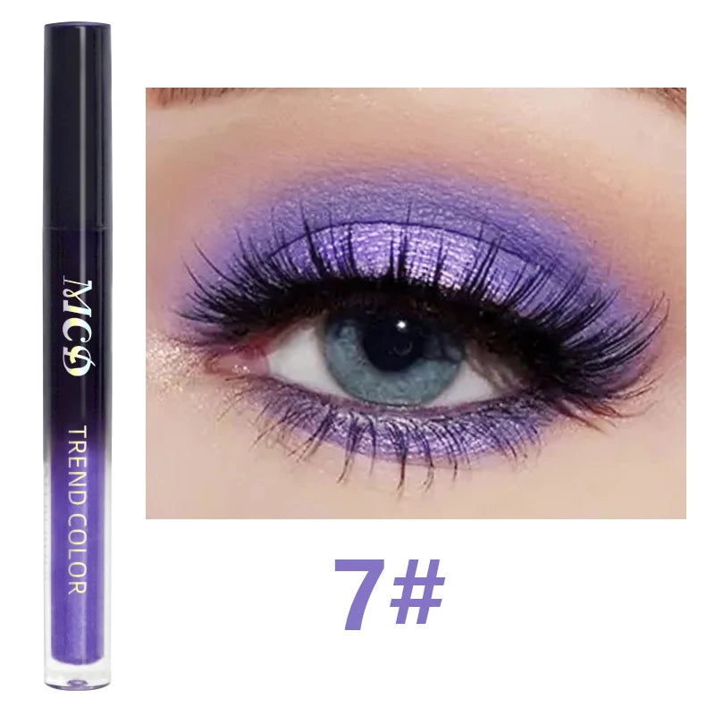 13-Shade Waterproof Liquid Eyeshadow Palette - High Shine Long-Lasting & Smudge-Proof Makeup Set for Glamourous Looks glitter