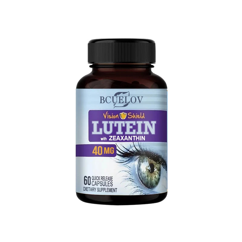 Bcuelov High Potency Lutein Capsules - Relieve Eye Fatigue, Dry Eye and Vision Health, Prevent Blue Light, Prevent Myopia