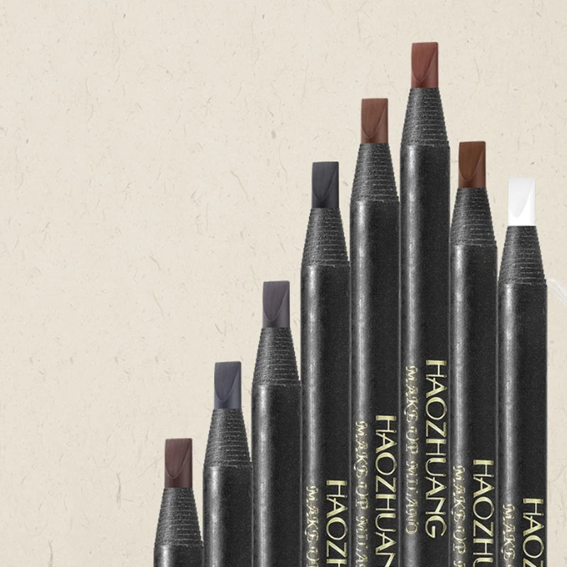 1PC Waterproof Eyebrow Pencil – 6 Natural Colors, Long-Lasting Tint Brow Pen for Defined, Smudge-Proof Eye Makeup