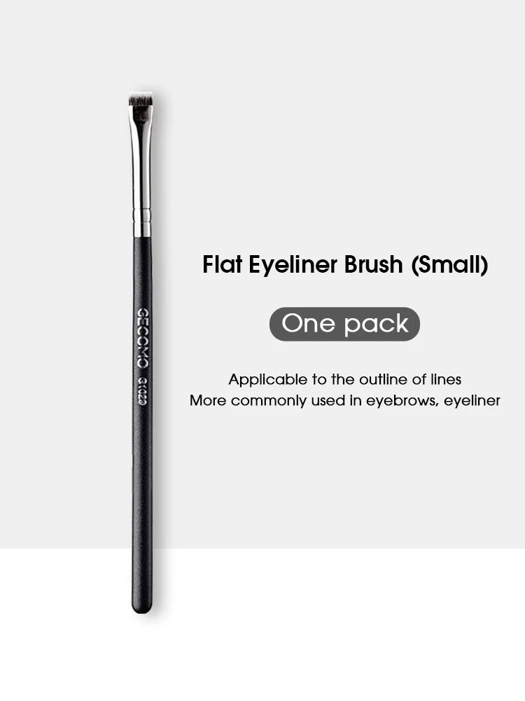 Eyeliner brush eyebrow brush do not eat powder easy overhand blade flat head brush circular arc brush eye repair makeup brush