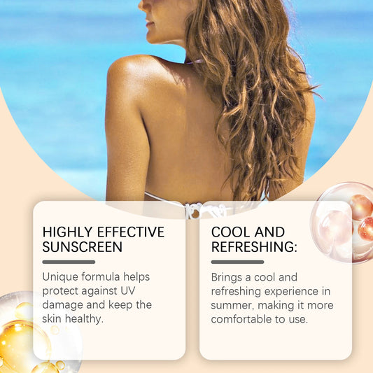 Body moisturizer Sunscreen Prevent Sunburn Reduce Tanning UV-Resistant Stable Condition Oil Control Efficient Sunscreen Spray