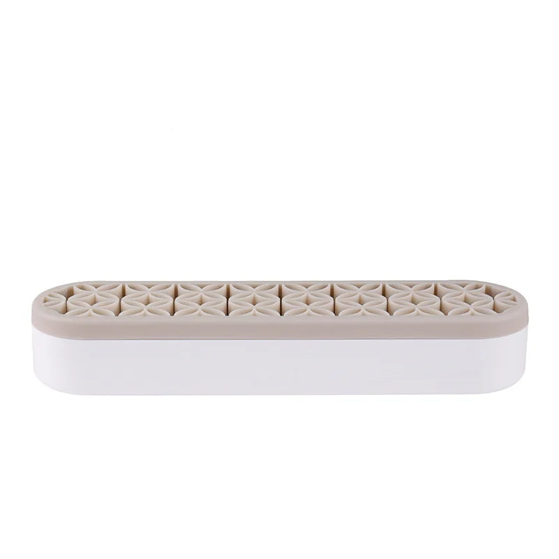 Silicon Nail Brush Makeup Brush Display Stand Rack Storage Case Brush Drying Shelf Brush Holder Make UP Holder Organizer