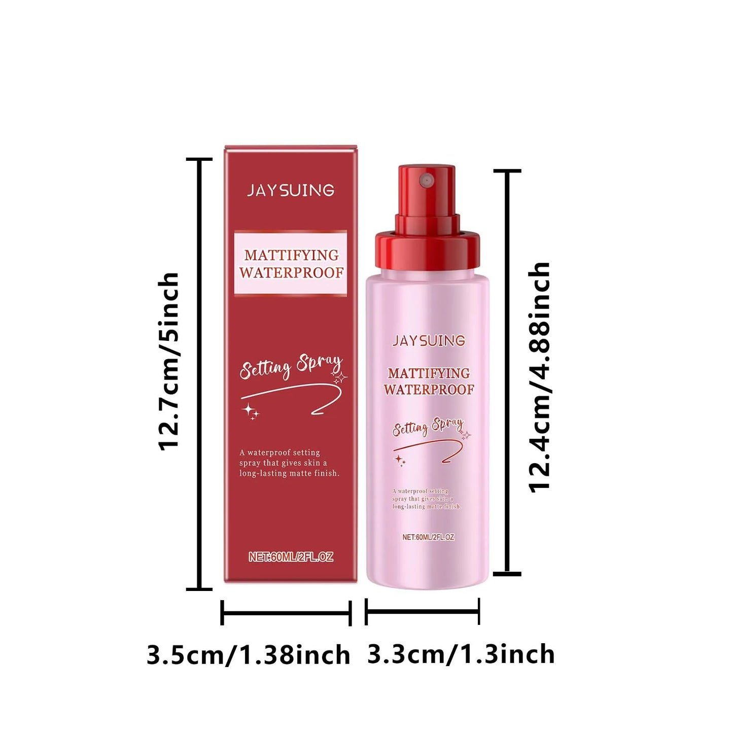 Makeup Fixer Spray Waterproof Moisturizing Face Make up Lasting Oil Control Natural Matte Refreshing Makeup Setting Spray