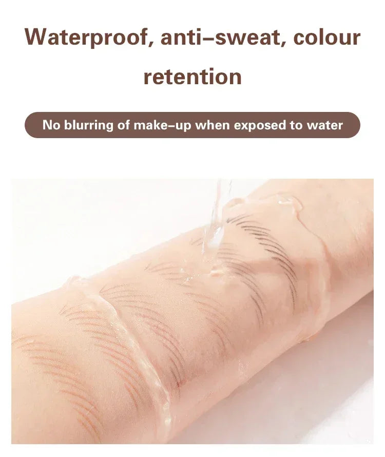 5pcs Professional Waterproof Microblading-Style Eyebrow Pencils – Long-Lasting, Smudge-Proof, Natural Tint Makeup Enhancers