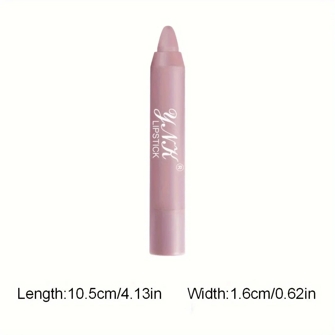 Nude Series Velvet Matte Lipstick Pencil – Waterproof, Long-Lasting Red Lipstick, Lip Tint Pen, Cosmetic Makeup