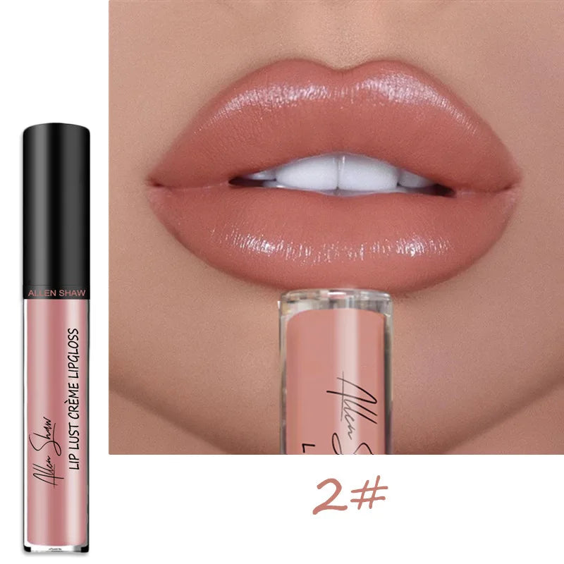 12-Color Women’s Lipstick & Lip Gloss Set – Waterproof, Long-Lasting, Moisturizing, Vivid Colorful Lip Makeup