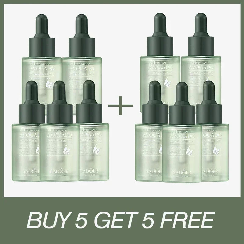 Avocado Face Essence Organic Shea Butter Moisturizing Anti-Aging Whitening Repairing Nourish Smooth Facial Serum Skin Care