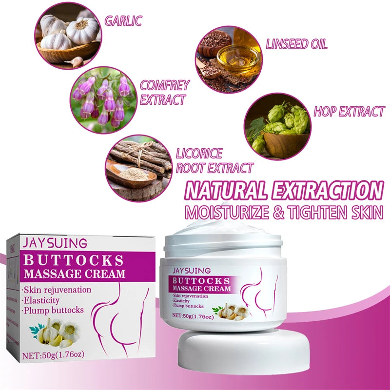 Hip Buttock Care Cream Women Butt Lifter Body Shaper Moisturizing Firming Body Massager Lotion Fast Growth Butt Sexy Curvy