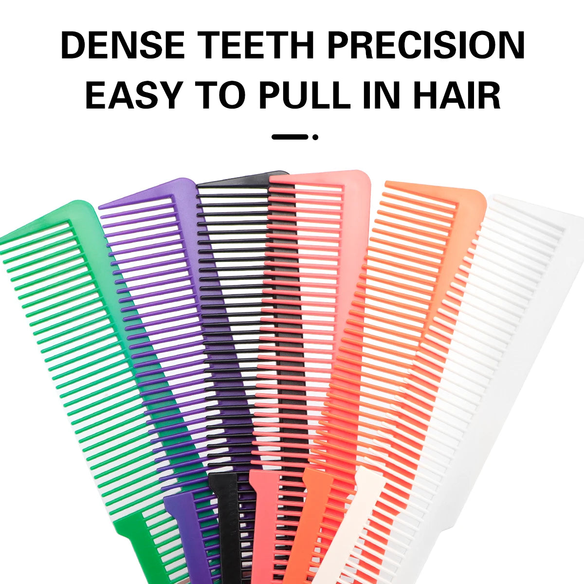 Plastics Comb Professional Dual Purpose Salon Hair Hairdressing Anti-static Barbers Comb Ultra Thin Hair Brush Styling Tools