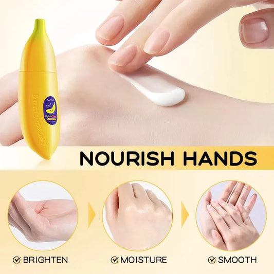 Banana Squalane Anti-wrinkle Hand Cream Skin Soften Nourish Whitening Moisturizing Korean SkinCare Cracked Repair Product