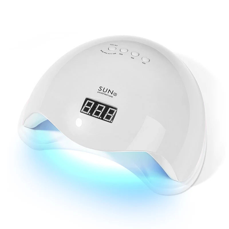 UV LED Nail Lamp 48W for Professional Saloon Fast Nail Gel Dryer With 4 Timers Automatic Sensor LCD Display