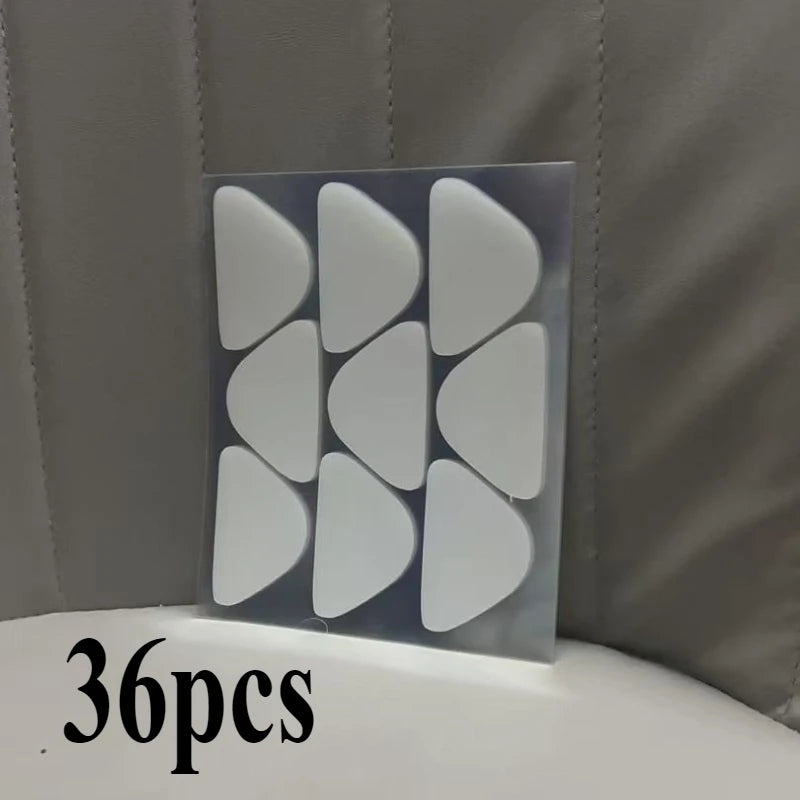 36/90PCS Forehead nasolabial fold patch PE material forehead and smile patterns transparent invisible nasolabial fold patch