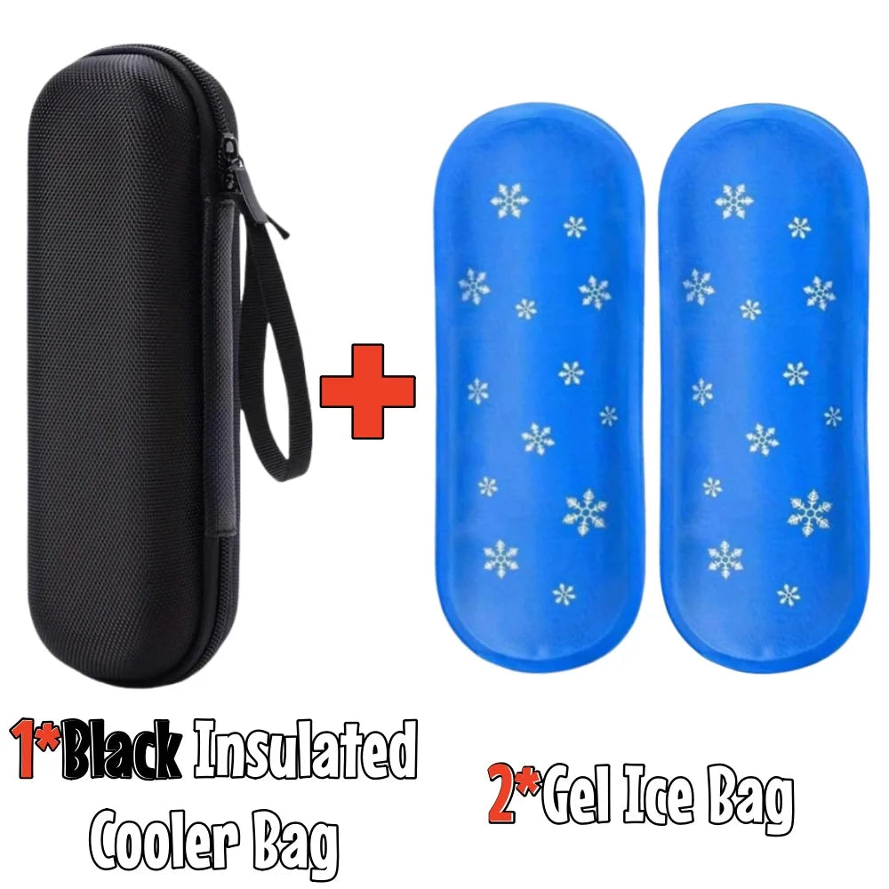 1/6pcs Insulin Gel Ice Bag Reusable Cooling Bag Refrigerated Ice Strip Cold Insulation Ice Pack for Pain Relief Medicine Storage
