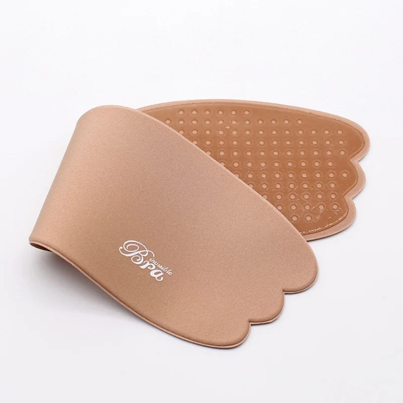 Invisible Push Up Bra Women Backless Strapless Seamless Bra Self Adhesive Silicone Reusable Sticky Breast Lift Up Bras Underwear