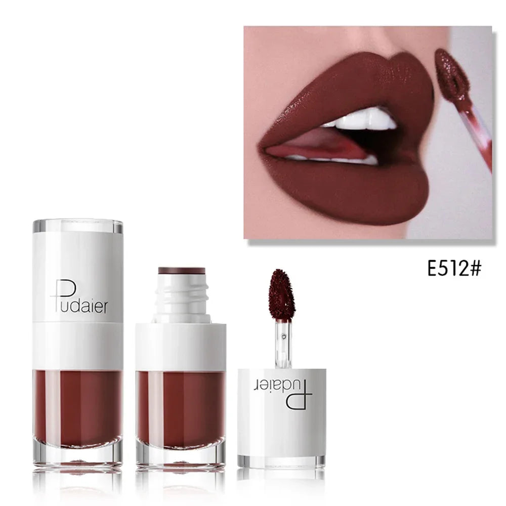 1-PCS Pink Women’s Lipstick – 16 Colors, Long-Lasting Waterproof Liquid Pencil, Matte Lipstick, Lip Gloss Makeup