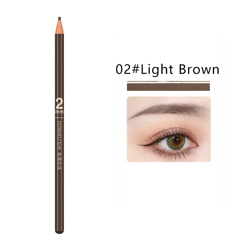 1PC Waterproof Eyebrow Pencil – 6 Shades, Long-Lasting Tint for Natural, Smudge-Proof Brow Makeup