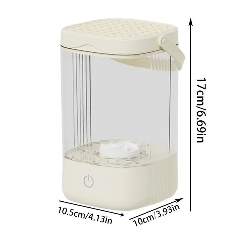 Makeup Brush Cleaner Machine USB Brush Quick Drying Cleaning Storage IP65 Waterproof 7000 Rpm Makeup Cleaner For Brushes Cleaner