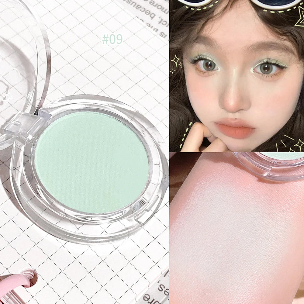 Monochrome Blush Palette Rose Orange Soft Mist Girl Blusher Powder Natural Face Makeup Matte Peach Rouge Contour Shadow Palette