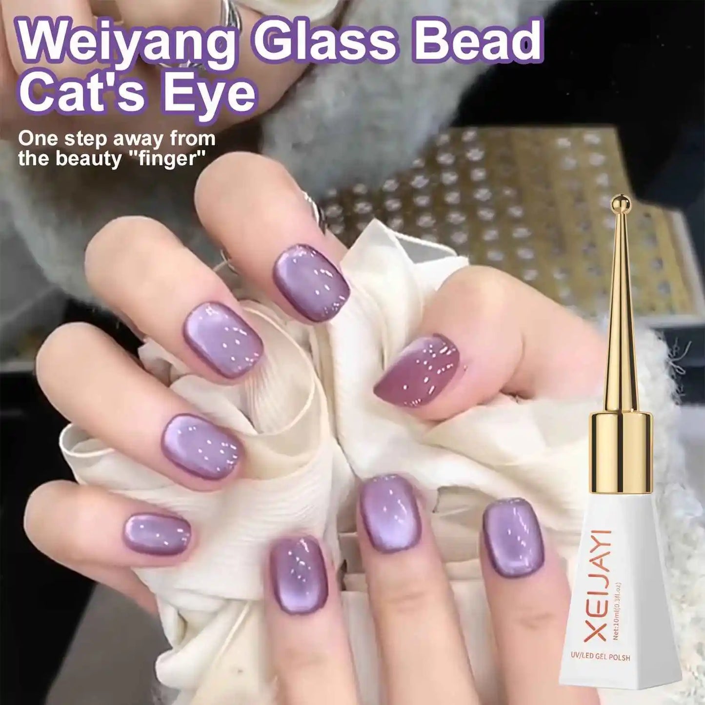 10ml/Bottle Ruby Red Cat Eye Gel Nail Polish Wine red Cherry Dopamine Glitter Nail Gel Soak Off LED/UV Semi-Permanent Manicure