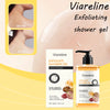 Viareline Exfoliating Body Shower Gel Gentle Remove Dead Skin Improve Roughness Smoothing Moisturizing Shower Gel