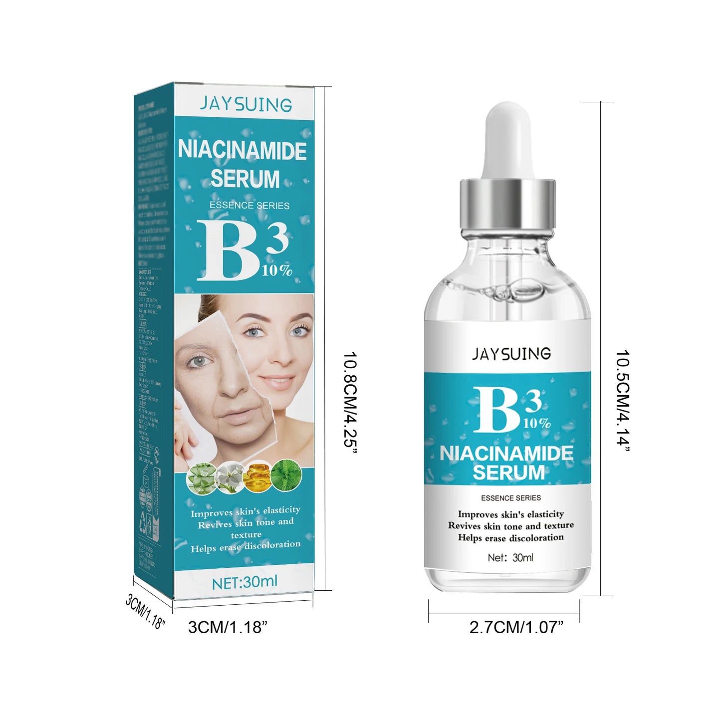 Nicotinamide Anti Wrinkle Serum Collagen Lifting Firming Fine Lines Repair Face Essence Smooth Facial Skin Care Anti-Aging Serum