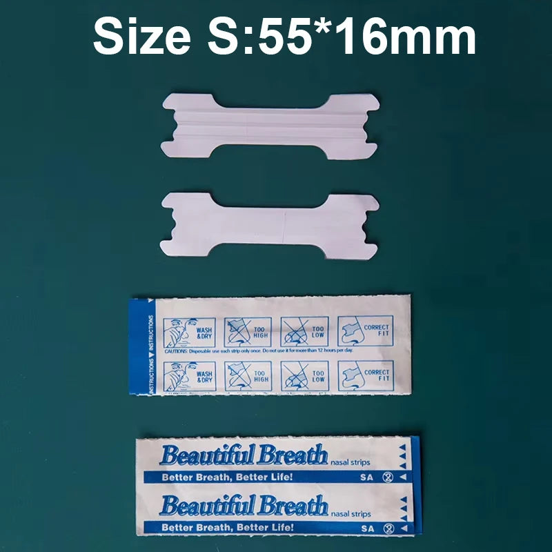 200/100/50PCS Transparent Breath Nasal Strips 2 Supports Stop Snoring Right Aid Nose Patch Good Sleeping Patch Better Breathing