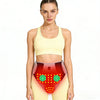 Red Light Heating Women's Underwear with Abdominal Massager Relieves Abdominal Pain Cold Uterus Menstrual Cramps warm