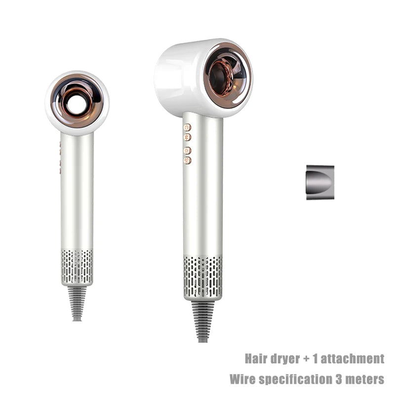 Professional Hair Dryer 1600W 220v Leafless Negative Ion Hair Dryer Home Travel Hair Styler Blow drier