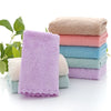 10Pcs Coral Velvet Quick Drying Microfiber Towels Cleaning Wipes Face Towels Square Washcloth Soft Absorbent Towel