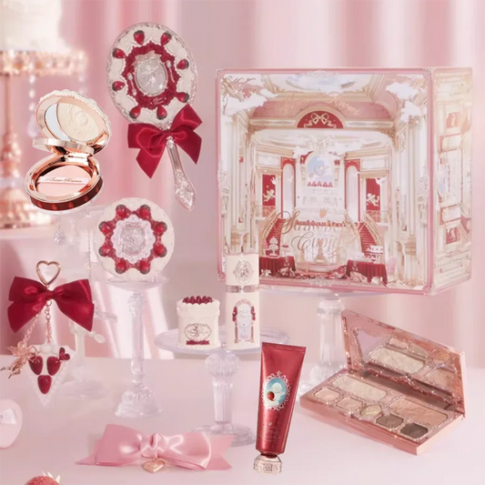 Flower Knows Strawberry Cupid Box Collection Make Up Sets Cosmetics Full Set Palette Pressed Powder Blush Lipstick Mystery Box
