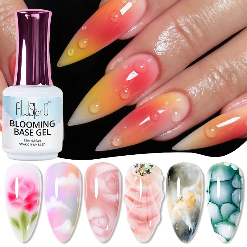 AWStorG 15ML Super Top Coat Function Gel No Wipe Matte Top Gel Transparent Soak Off UV LED NailArt Manicure Gel Varnish Primer
