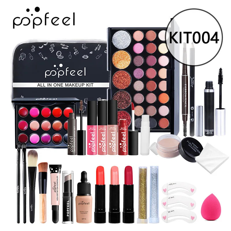 Makeup Set Foundation Eyeshadow Makeup Brush Student Newcomer Full Makeup Gift Box Makeup Set 27 Pieces Christmas Birthday Gift