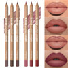 3Pcs Long-Lasting Velvet Lip Liner Matte Lipstick Waterproof Perfect Gift for Valentine's Day, Lip Liner Set