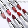 Langmani Silver Tube Matte Lipstick Non Staying Cup Makeup Lipstick 8 colors available