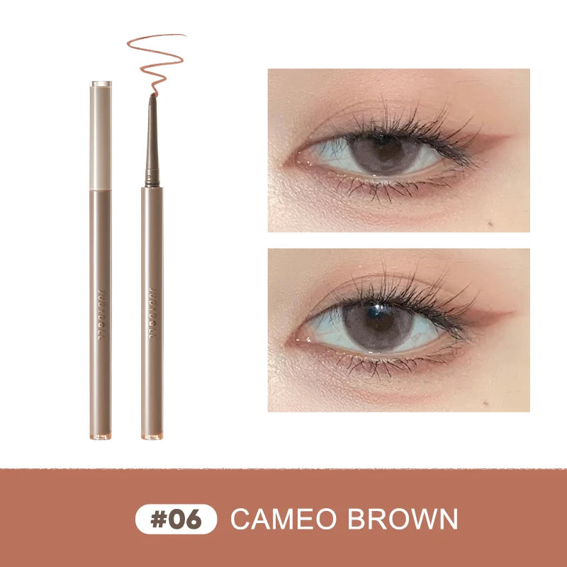 Judydoll Knife-Cut Gel Eyeliner Pencil – Precise Triangle Detailing, Smooth & Beginner-Friendly