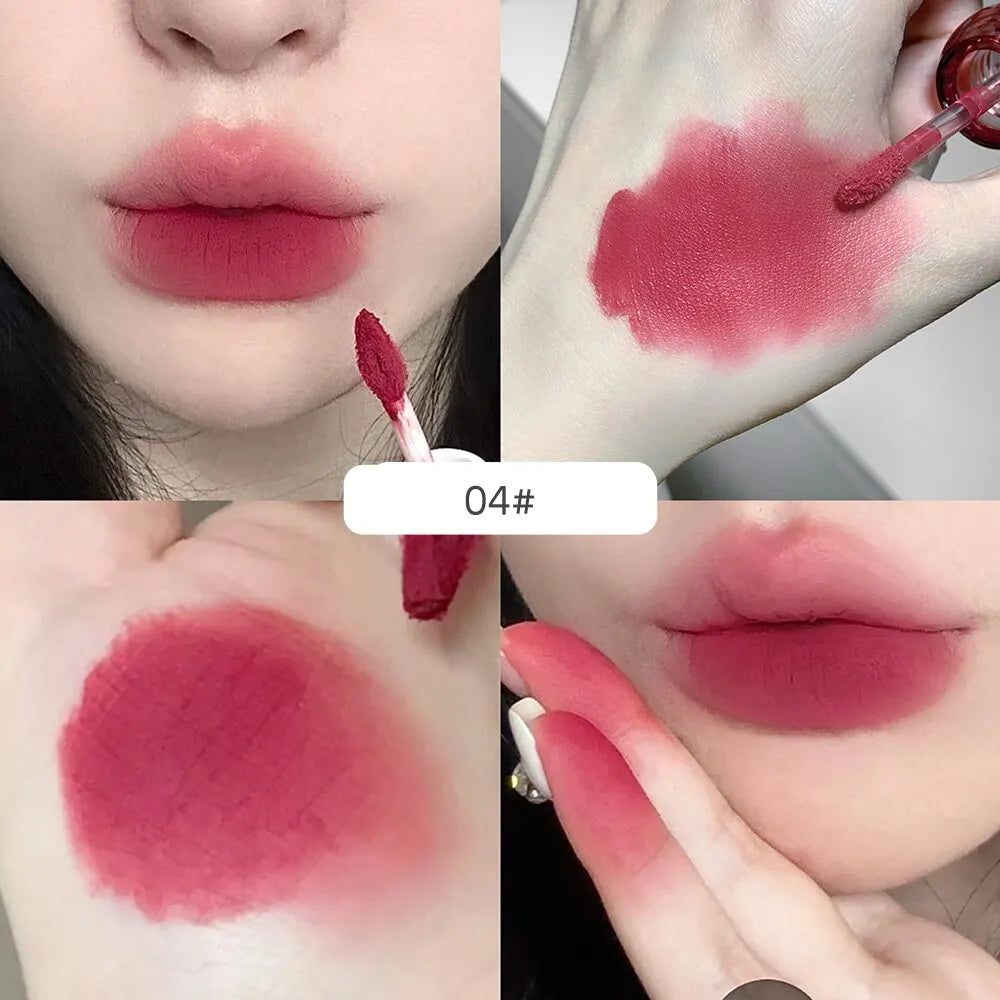 Artistic Soft Mist Mousse Lip Glaze – Velvet Matte Lipstick, Long-Lasting, Non-Sticky Cosmetic Lip Makeup