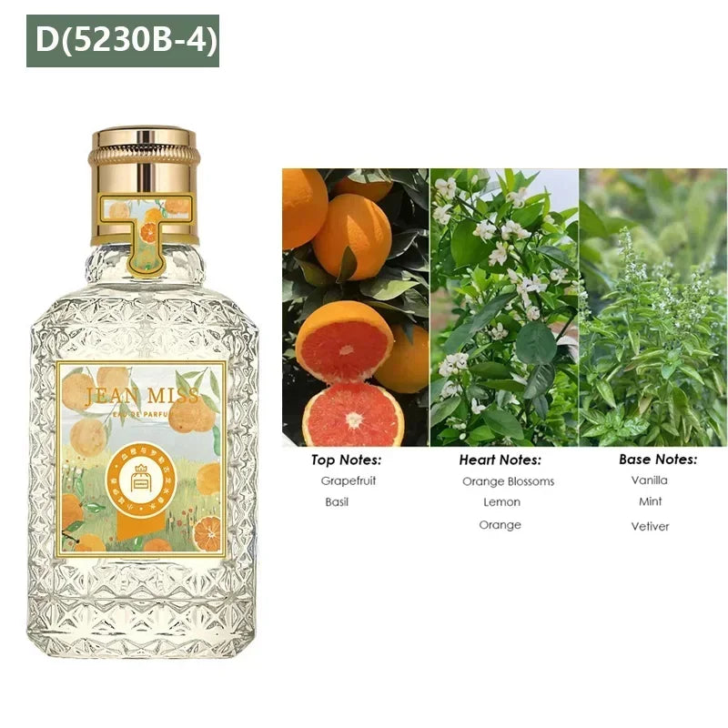 50ml Sweet Floral Fruity Notes Eau De Parfum Long Lasting Women's Perfume Fresh Light Scent Fragrances Body Spray Balminess Gift