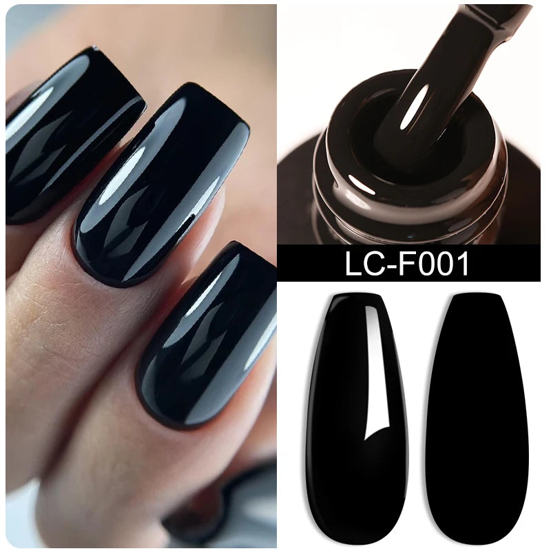 LILYCUTE Thermal Nail Gel Polish 3 Layers Temperature Shiny Color Changing Series Semi Permanent Soak Off UV Nail Gels Polish