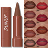 Gradient Lip Liner Pen with Matte Velvet Finish Smooth Application Lipstick for Defined and Elegant Lips
