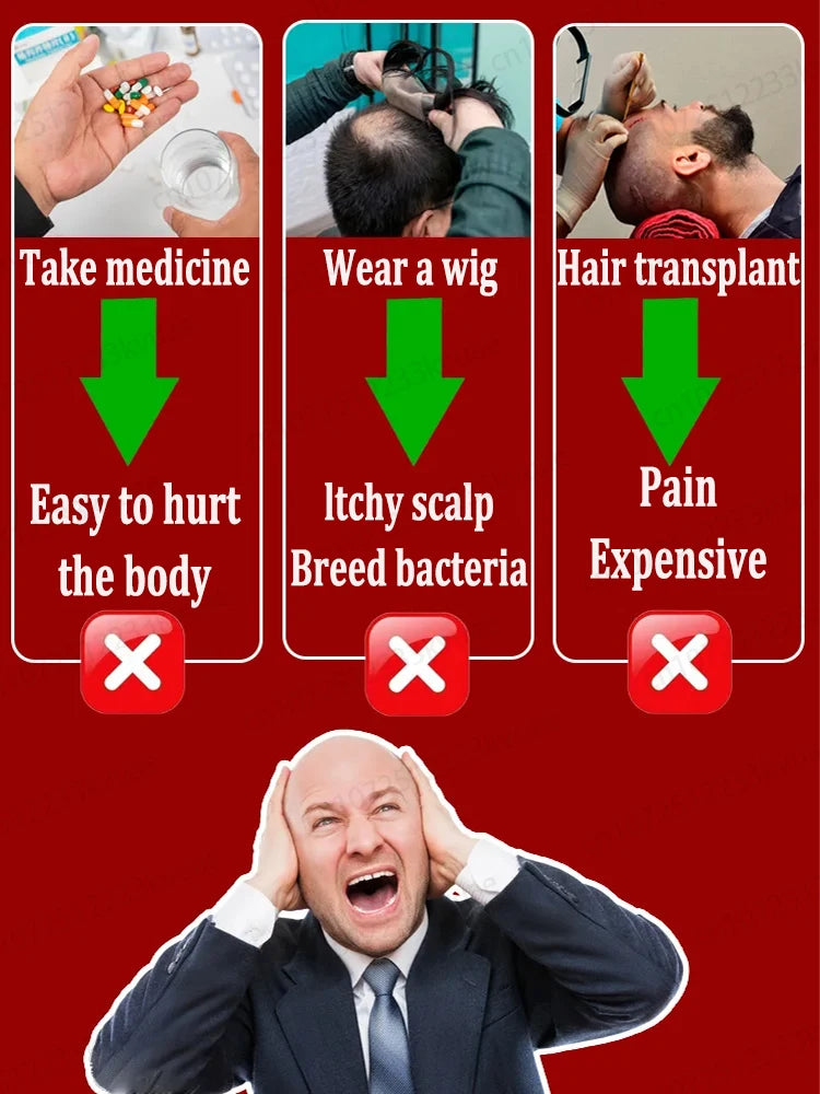 Goodbye baldness. Hair growth essential oils usually contain some special ingredients that can provide sufficient nutrition to h