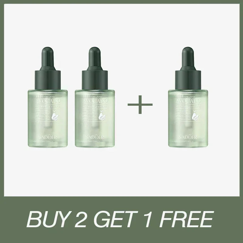 Avocado Face Essence Organic Shea Butter Moisturizing Anti-Aging Whitening Repairing Nourish Smooth Facial Serum Skin Care