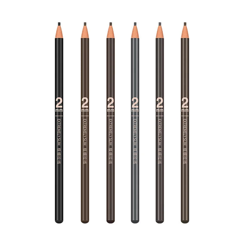 1PC Waterproof Eyebrow Pencil – 6 Shades, Long-Lasting Tint for Natural, Smudge-Proof Brow Makeup