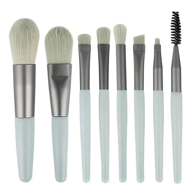 8Pcs Makeup Brush Set Makeup Concealer Brush Blush Loose Powder Brush Eye Shadow Highlighter Foundation Brush Beauty Tools