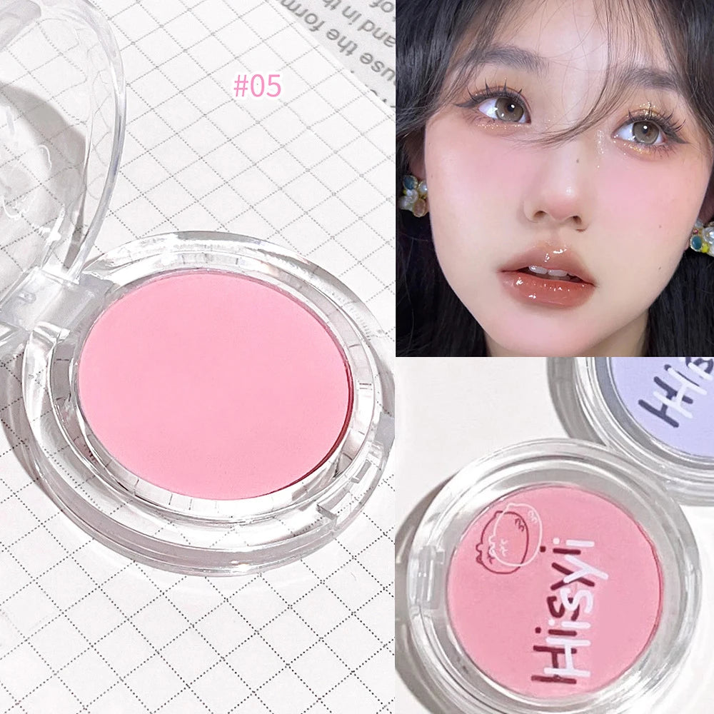 Monochrome Blush Palette Rose Orange Soft Mist Girl Blusher Powder Natural Face Makeup Matte Peach Rouge Contour Shadow Palette